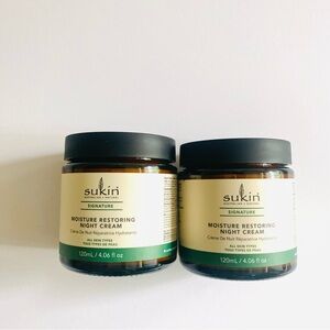 Sukin Night Cream, Australian Natural Moisture Restoring, Vegan